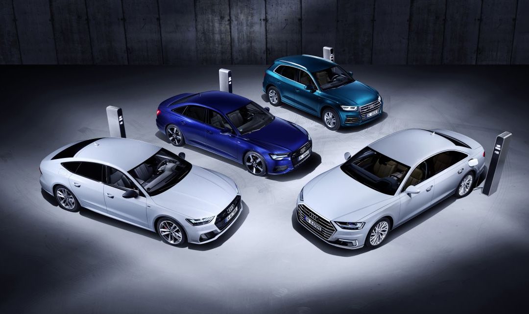 Audi lanserar plug-in hybrider på bred front!